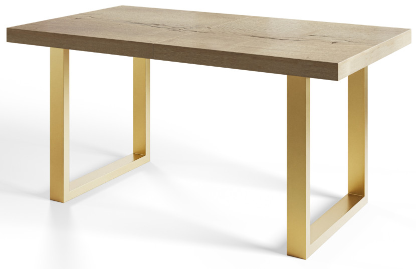 Stół nierozkładany LOFT U 140X80 Marmur Bianco/złoty 1057864