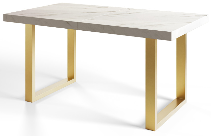 Stół nierozkładany LOFT U 160X90 Atelier ciemny/złoty 1057843