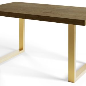 Stół nierozkładany LOFT U 160X90 Dąb Halifax/złoty 1057853 Stół nierozkładany LOFT U 160X90 Dąb Halifax/złoty 1057853