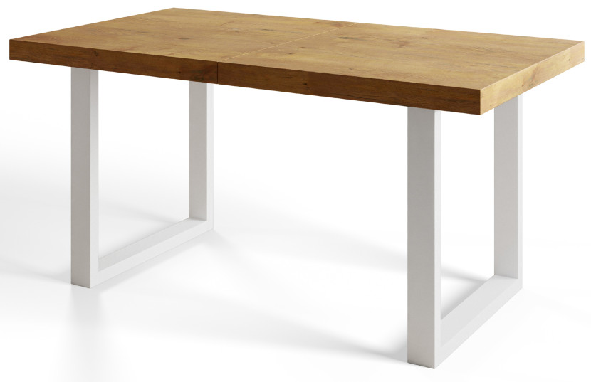 Stół nierozkładany LOFT U 160X90 Dąb Sonoma/biały 1057671