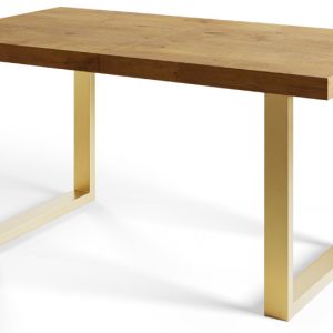 Stół nierozkładany LOFT U 160X90 Dąb Sonoma/złoty 1057649 Stół nierozkładany LOFT U 160X90 Dąb Sonoma/złoty 1057649