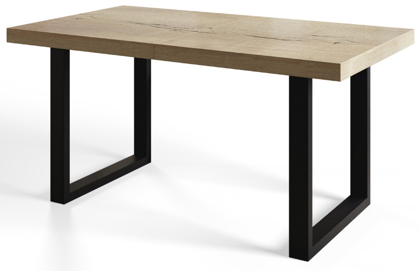 Stół nierozkładany LOFT U 160X90 Marmur Bianco/czarny 1057702