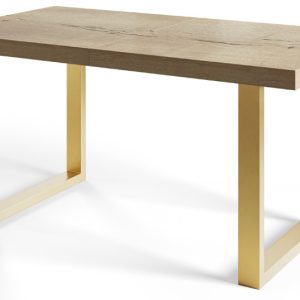 Stół nierozkładany LOFT U 160X90 Marmur Bianco/złoty 1057819