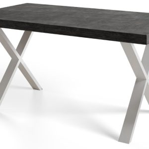 Stół nierozkładany LOFT X 140X80 Atelier ciemny/biały 1057807