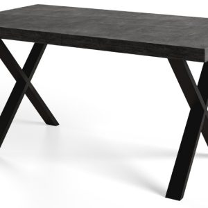 Stół nierozkładany LOFT X 140X80 Atelier ciemny/czarny 1057754