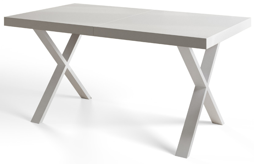 Stół nierozkładany LOFT X 140X80 Biały 1057903