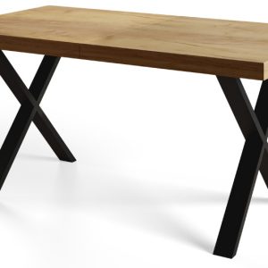 Stół nierozkładany LOFT X 140X80 Dąb Craft/czarny 1057830 Stół nierozkładany LOFT X 140X80 Dąb Craft/czarny 1057830