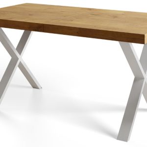 Stół nierozkładany LOFT X 140X80 Dąb Lancelot/biały 1057667 Stół nierozkładany LOFT X 140X80 Dąb Lancelot/biały 1057667