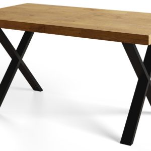 Stół nierozkładany LOFT X 140X80 Dąb Lancelot/czarny 1057704 Stół nierozkładany LOFT X 140X80 Dąb Lancelot/czarny 1057704