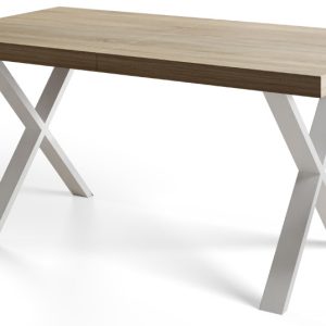 Stół nierozkładany LOFT X 140X80 Dąb Sonoma/biały 1057851 Stół nierozkładany LOFT X 140X80 Dąb Sonoma/biały 1057851