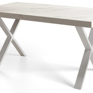 Stół nierozkładany LOFT X 140X80 Marmur Bianco/czarny 1057872