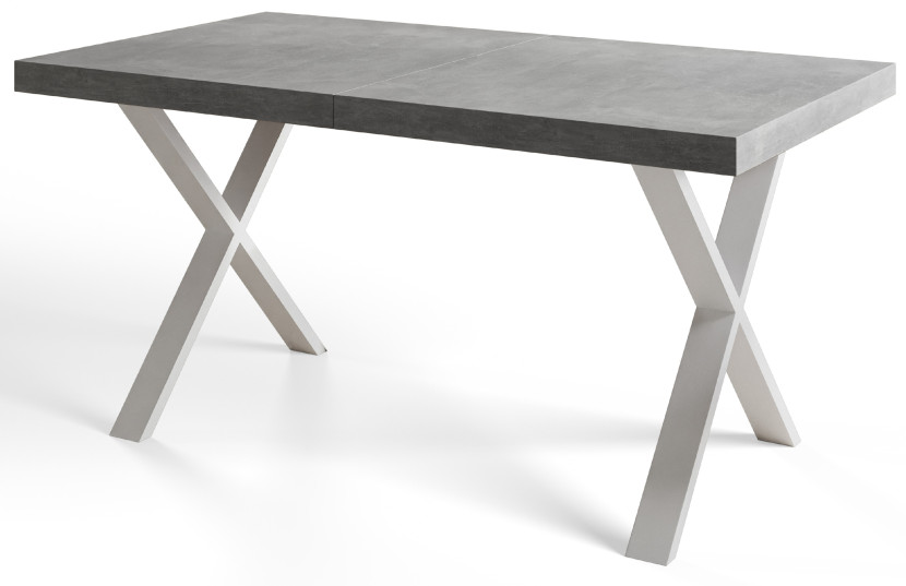 Stół nierozkładany LOFT X 160X90 Atelier jasny/biały 1057852