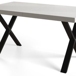 Stół nierozkładany LOFT X 160X90 Biały/czarny 1057799