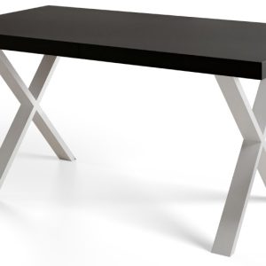 Stół nierozkładany LOFT X 160X90 Czarny/biały 1057695