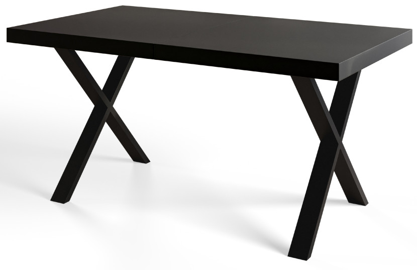 Stół nierozkładany LOFT X 160X90 Czarny 1057701