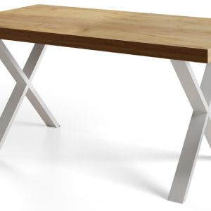 Stół nierozkładany LOFT X 160X90 Dąb Craft/biały 1057792 Stół nierozkładany LOFT X 160X90 Dąb Craft/biały 1057792