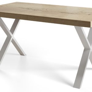 Stół nierozkładany LOFT X 160X90 Dąb Halifax/biały 1057901 Stół nierozkładany LOFT X 160X90 Dąb Halifax/biały 1057901