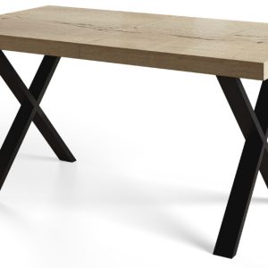 Stół nierozkładany LOFT X 160X90 Dąb Halifax/czarny 1057784 Stół nierozkładany LOFT X 160X90 Dąb Halifax/czarny 1057784