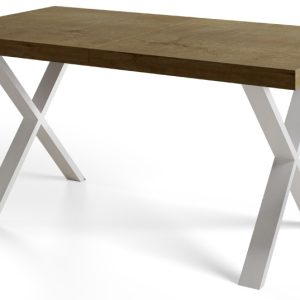 Stół nierozkładany LOFT X 160X90 Dąb Lefkas/biały 1057839 Stół nierozkładany LOFT X 160X90 Dąb Lefkas/biały 1057839