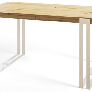 Stół nierozkładany ROSA 140X80 Dąb Artisan/biały 1057725