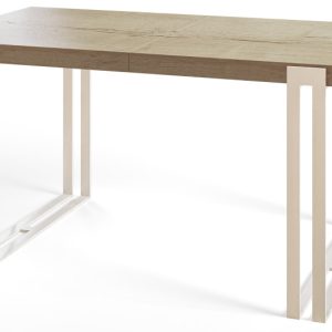 Stół nierozkładany ROSA 140X80 Dąb Halifax/biały 1057795