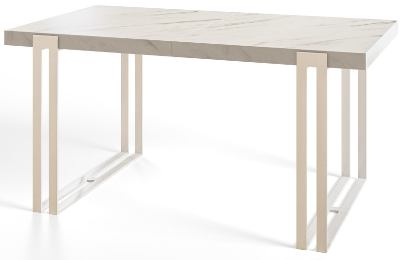 Stół nierozkładany ROSA 140X80 Marmur Bianco/biały 1057870