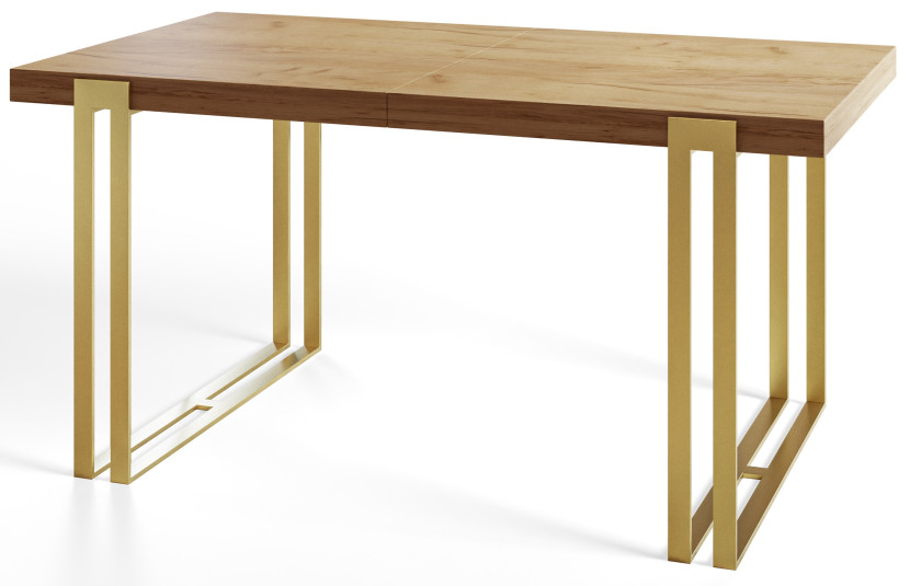 Stół nierozkładany ROSA 160X90 Dąb Craft/złoty 1057786