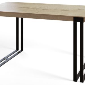 Stół nierozkładany ROSA 160X90 Dąb Halifax/czarny 1057742 Stół nierozkładany ROSA 160X90 Dąb Halifax/czarny 1057742