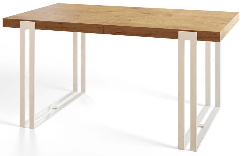 Stół nierozkładany ROSA 160X90 Dąb Lancelot/biały 1057766