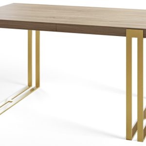 Stół nierozkładany ROSA 160X90 Dąb Sonoma/złoty 1057883 Stół nierozkładany ROSA 160X90 Dąb Sonoma/złoty 1057883