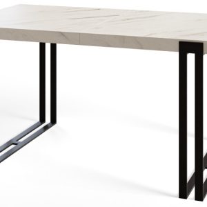 Stół nierozkładany ROSA 160X90 Marmur Bianco/czarny 1057670 Stół nierozkładany ROSA 160X90 Marmur Bianco/czarny 1057670