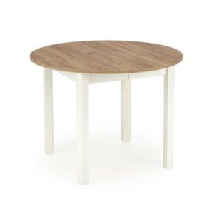 Stół Nigo rozkładany dąb craft/ biały 184093 Stół Nigo rozkładany dąb craft/ biały 184093
