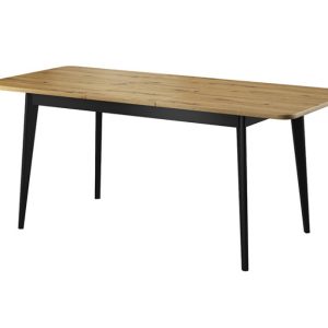 Stół Nordi ST140 Dąb Artisan/Czarny 300458