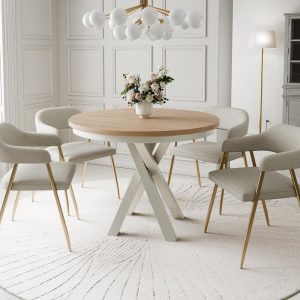 Stół nowoczesny z funkcją rozkładania LOFTO dąb craft 687904