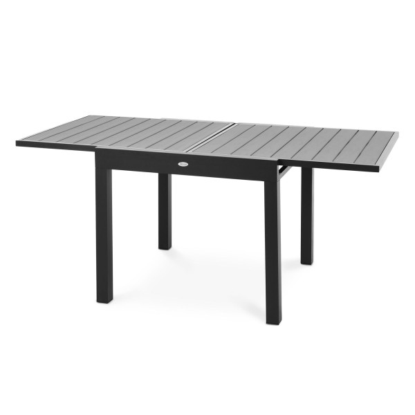 Stół ogrodowy aluminiowy rozkładany 90/180cm Comlo szary 635382