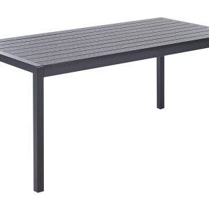 Stół ogrodowy aluminium 180 x 90 cm czarny 301015 Stół ogrodowy aluminium 180 x 90 cm czarny 301015