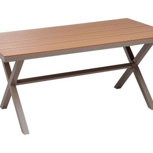 Stół ogrodowy aluminium beżowoszary 452803 Stół ogrodowy aluminium beżowoszary 452803
