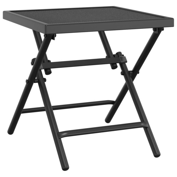 Stół ogrodowy Antracyt 38 x 38 x 38 cm Stal vidaXL 406620