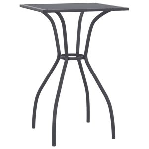 Stół ogrodowy Antracyt 50 x 50 x 72 cm Stal vidaXL 406588 Stół ogrodowy Antracyt 50 x 50 x 72 cm Stal vidaXL 406588