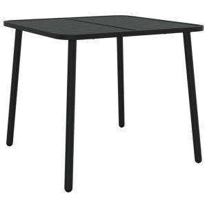Stół ogrodowy Antracyt 80 x 80 x 71 cm Stal vidaXL 406602 Stół ogrodowy Antracyt 80 x 80 x 71 cm Stal vidaXL 406602