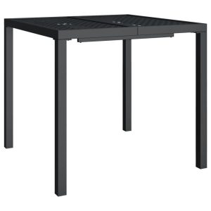 Stół ogrodowy Antracyt 80 x 80 x 72 cm Stal vidaXL 406569 Stół ogrodowy Antracyt 80 x 80 x 72 cm Stal vidaXL 406569