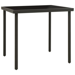 Stół ogrodowy Antracyt Stal vidaXL 371662 Stół ogrodowy Antracyt Stal vidaXL 371662