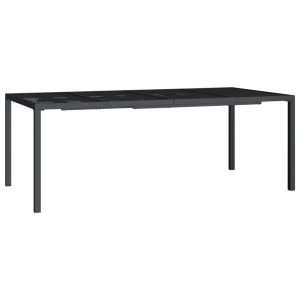 Stół ogrodowy, antracytowy, 200x100x72 cm, stal 630615 Stół ogrodowy, antracytowy, 200x100x72 cm, stal 630615