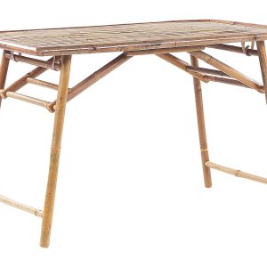 Stół ogrodowy bambusowy 120×70 cm jasne drewno 66013 Stół ogrodowy bambusowy 120×70 cm jasne drewno 66013