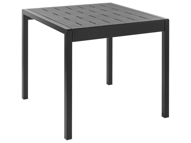 Stół ogrodowy BARTICA 81 cm x 84 cm Czarny 727571