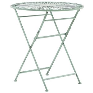 Stół ogrodowy bistro 70 cm metal zielony 66027 Stół ogrodowy bistro 70 cm metal zielony 66027