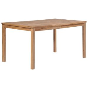 Stół ogrodowy Brąz 150 x 90 x 77 cm Drewno vidaXL 1083765