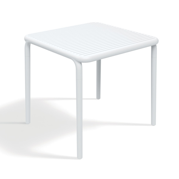 Stół ogrodowy Brene White 79,5 x 79,5 cm FERNE 656359