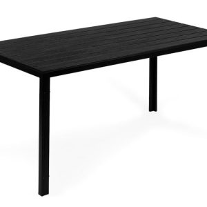 Stół ogrodowy cateringowy 156 x 78cm Czarny 222148 Stół ogrodowy cateringowy 156 x 78cm Czarny 222148