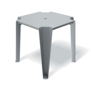 Stół ogrodowy Lottie Light Gray 77,5 x 77,5 cm FERNE 656341 Stół ogrodowy Lottie Light Gray 77,5 x 77,5 cm FERNE 656341